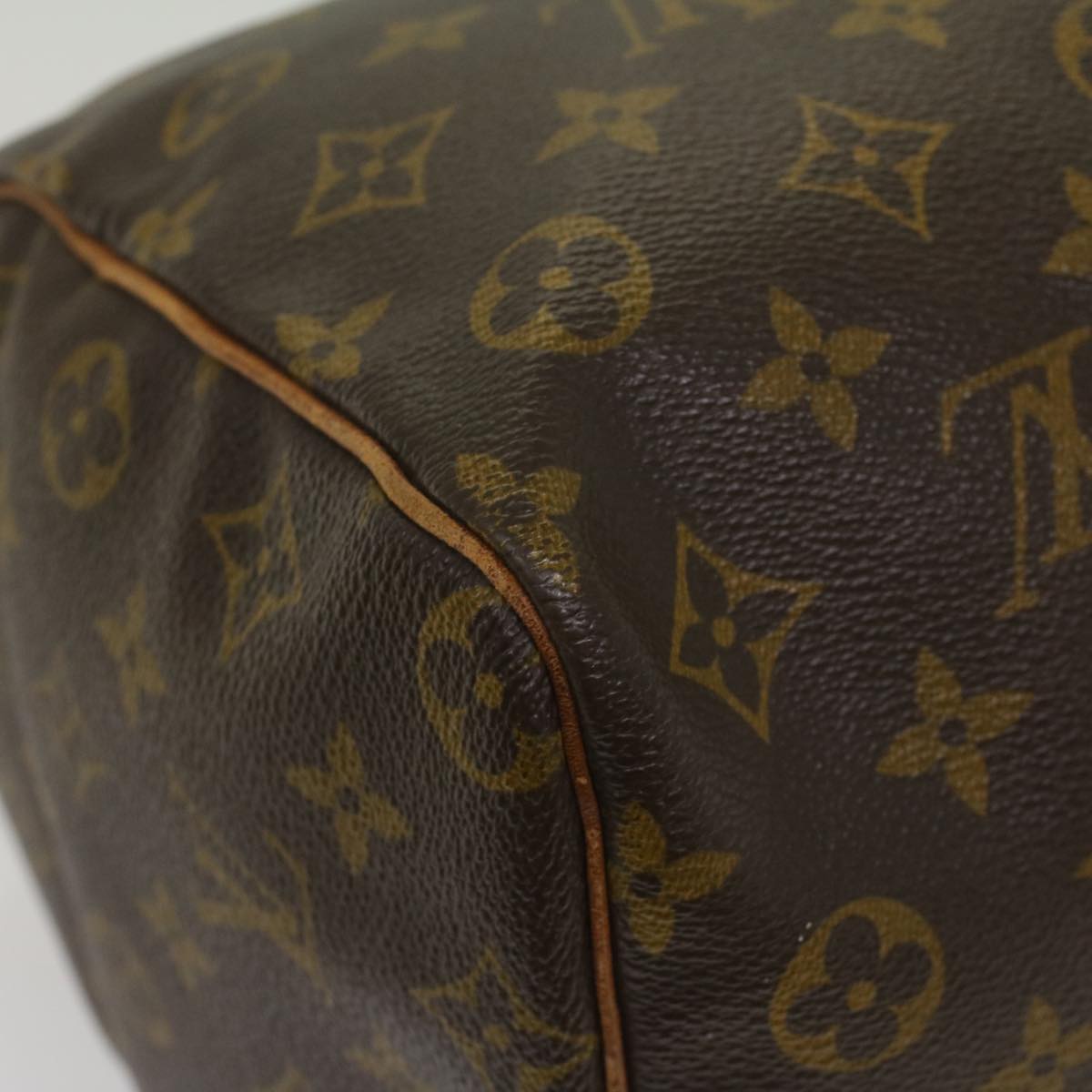 LOUIS VUITTON Monogram Speedy 35 Hand Bag M41524 LV Auth 56243