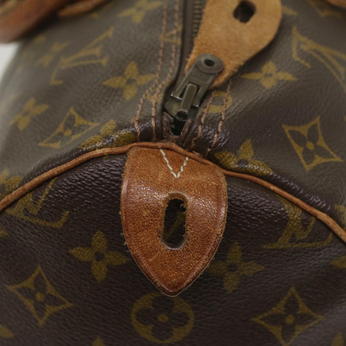 LOUIS VUITTON Monogram Speedy 35 Hand Bag M41524 LV Auth 56243