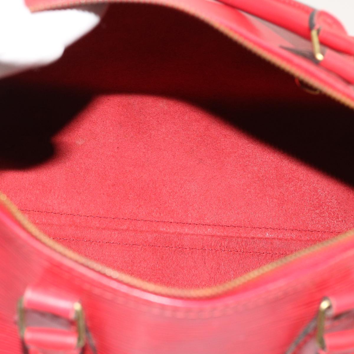 LOUIS VUITTON Epi Speedy 30 Hand Bag Castilian Red M43007 LV Auth 56261