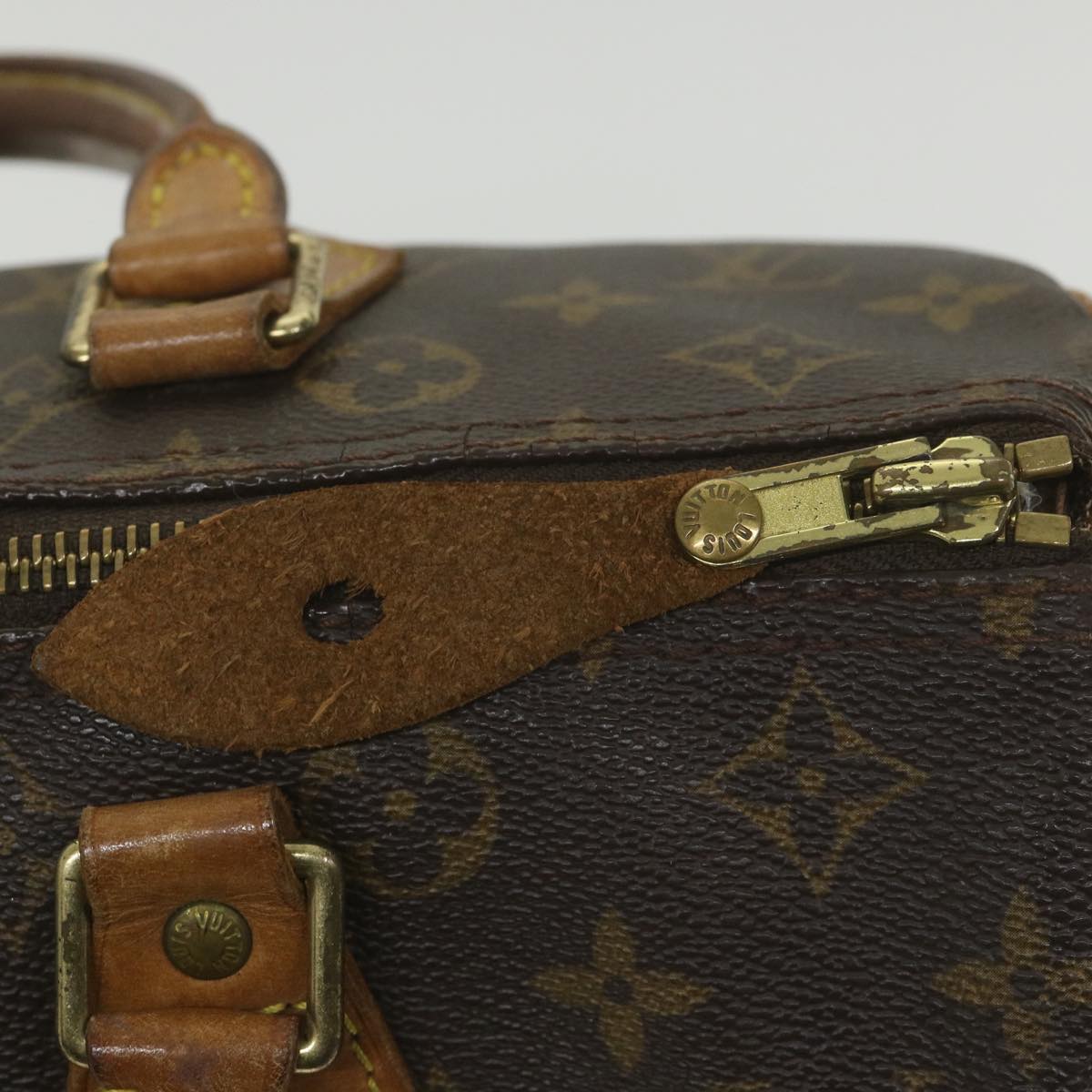 LOUIS VUITTON Monogram Speedy 30 Hand Bag M41526 LV Auth 56345