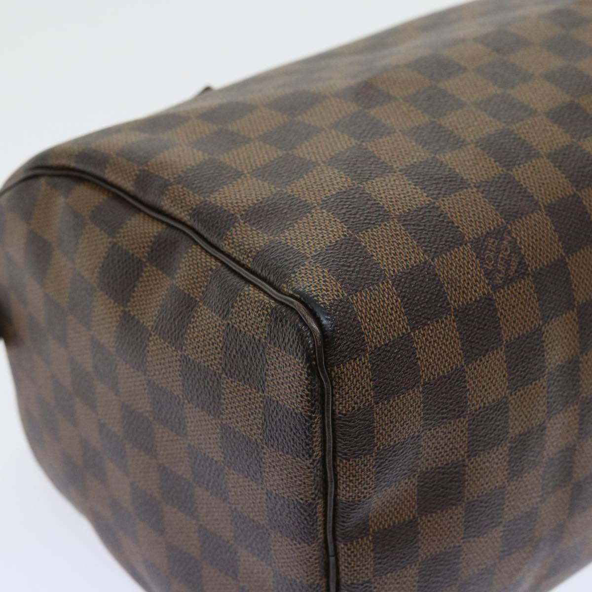 LOUIS VUITTON Damier Ebene Speedy 30 Hand Bag N41364 LV Auth 56391