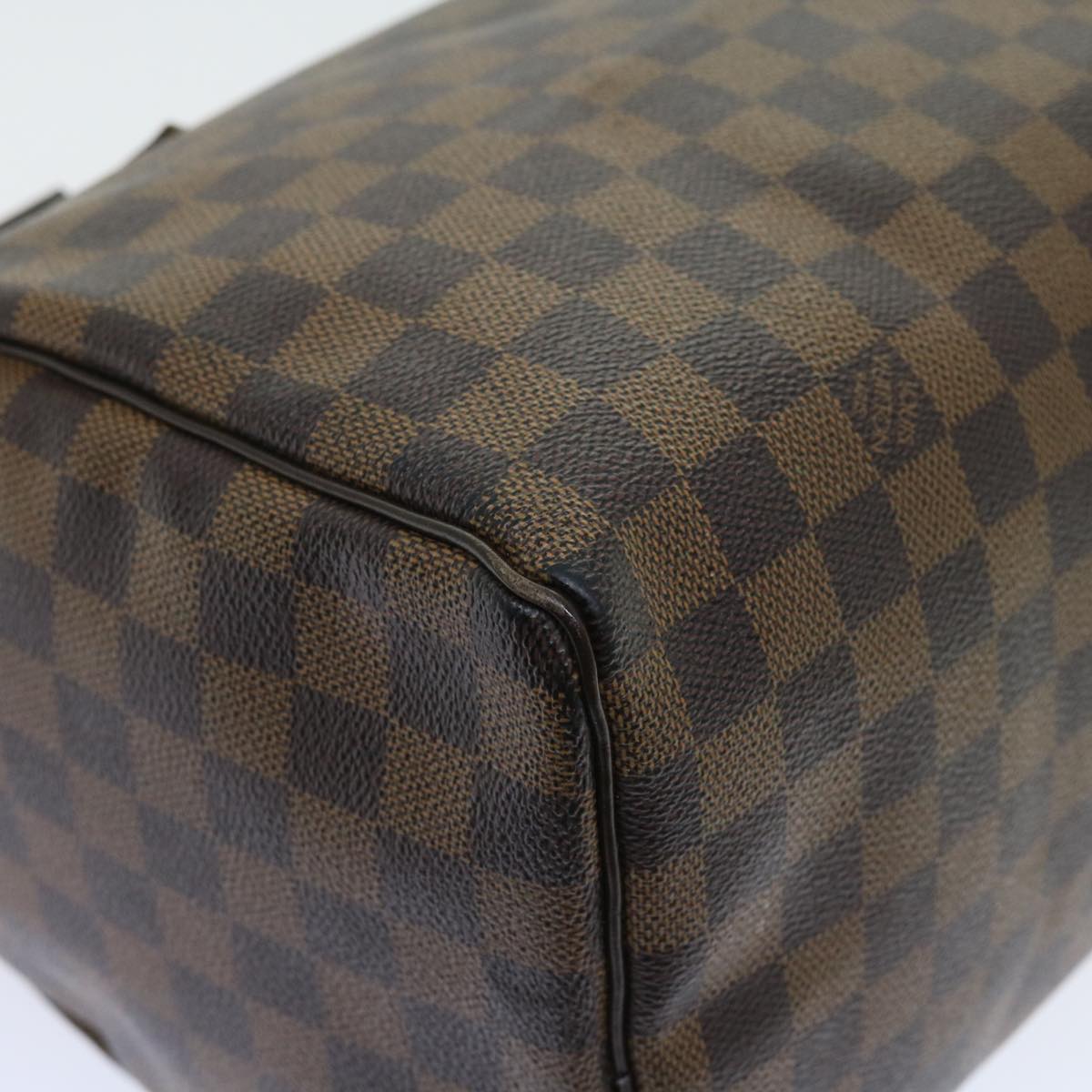 LOUIS VUITTON Damier Ebene Speedy 30 Hand Bag N41364 LV Auth 56391