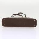 BURBERRY Nova Check Tote Bag Nylon Canvas Beige Auth 56398-6