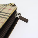 BURBERRY Nova Check Shopper Canvas Beige Auth 56398-11
