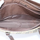 BURBERRY Nova Check Tote Bag Nylon Canvas Beige Auth 56398-12
