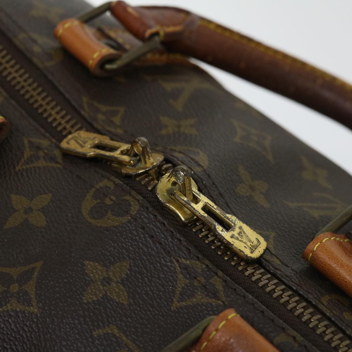 LOUIS VUITTON Monogram Keepall 50 Boston Bag M41426 LV Auth 56408