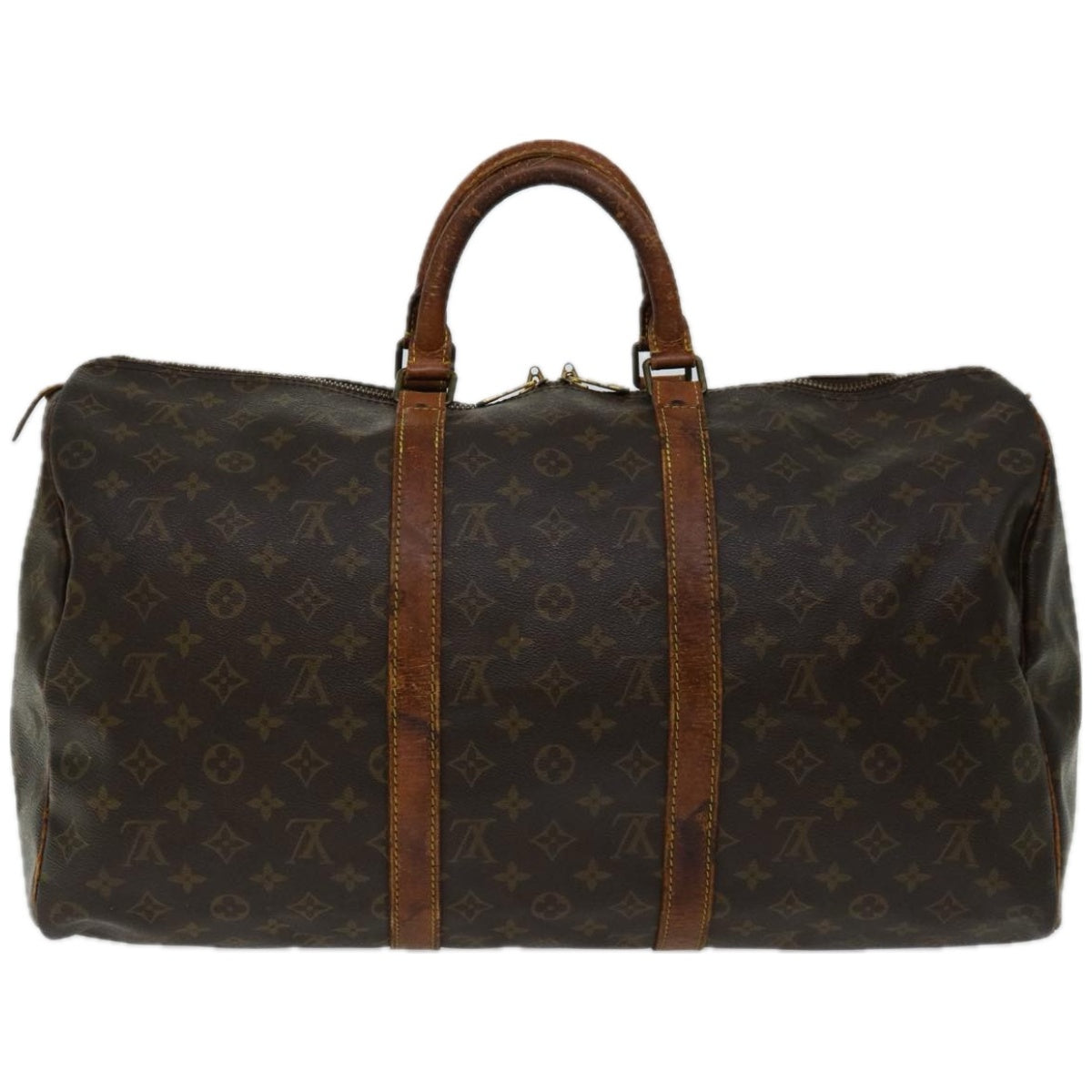 LOUIS VUITTON Monogram Keepall 50 Boston Bag M41426 LV Auth 56408 - 0