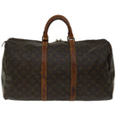 LOUIS VUITTON Monogram Keepall 50 Boston Bag M41426 LV Auth 56408-2