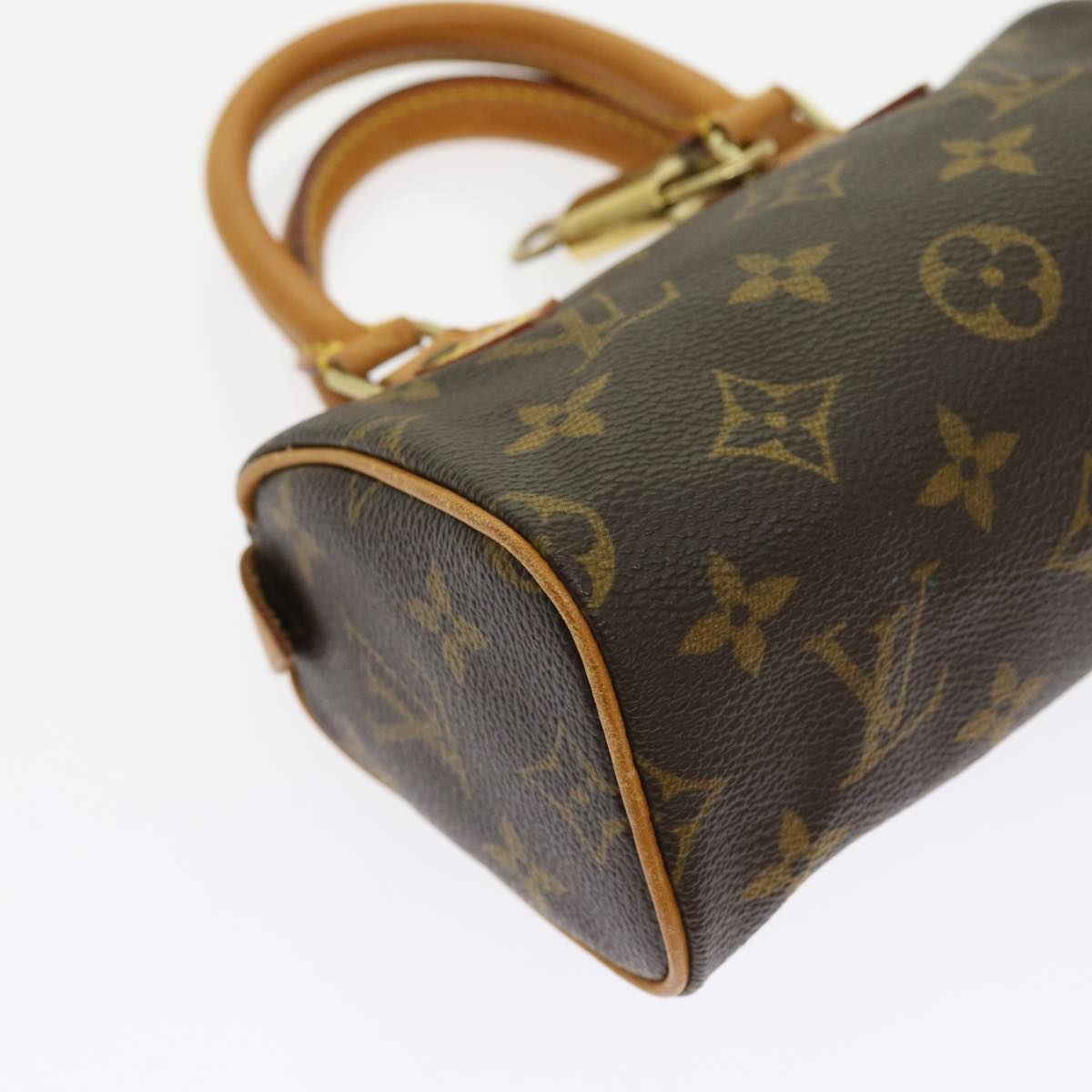 LOUIS VUITTON Monogram Mini Speedy Hand Bag M41534 LV Auth 56434