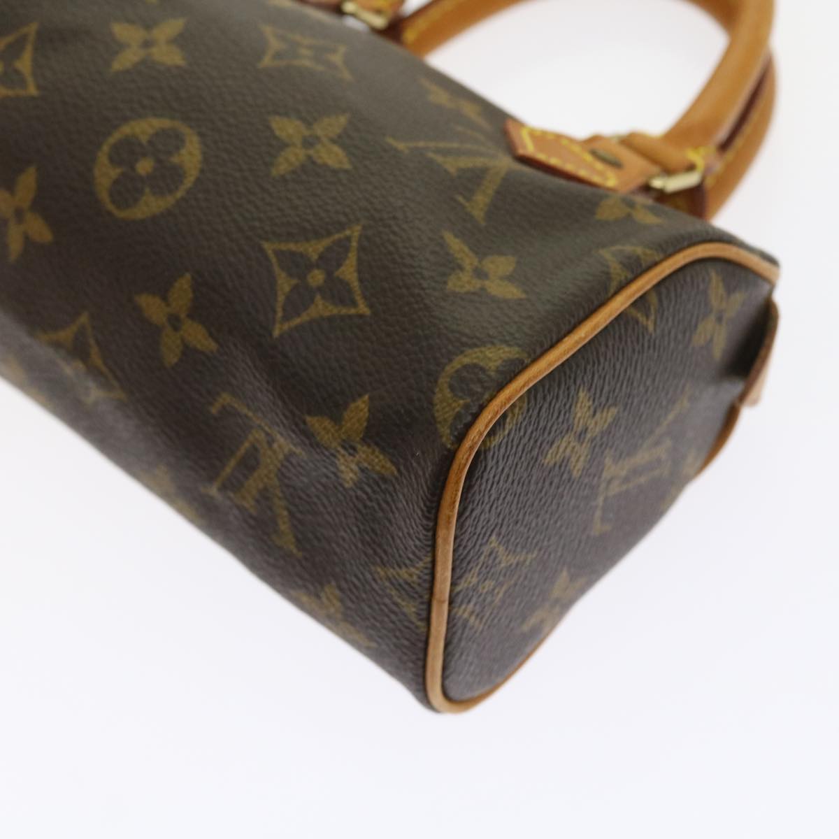 LOUIS VUITTON Monogram Mini Speedy Hand Bag M41534 LV Auth 56434