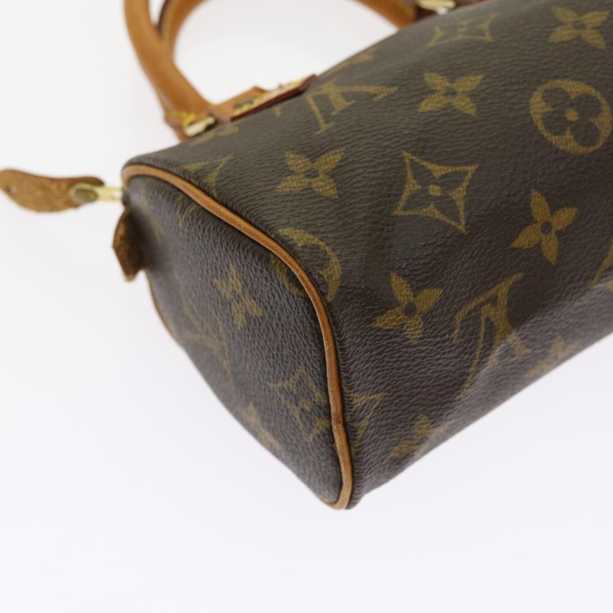 LOUIS VUITTON Monogram Mini Speedy Hand Bag M41534 LV Auth 56434