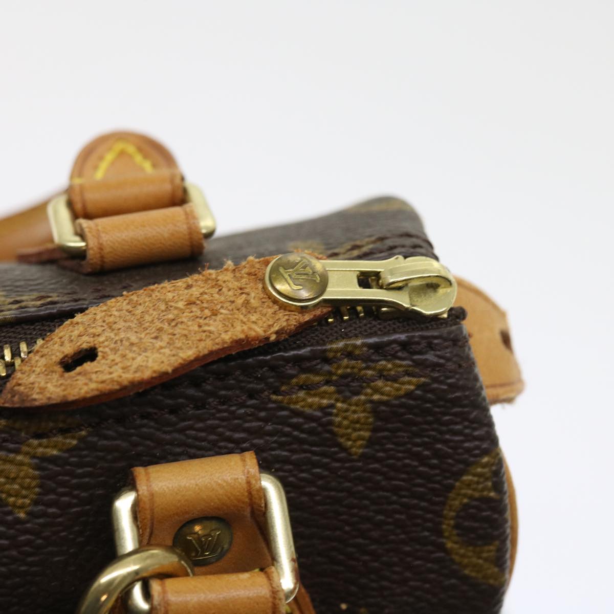 LOUIS VUITTON Monogram Mini Speedy Hand Bag M41534 LV Auth 56434