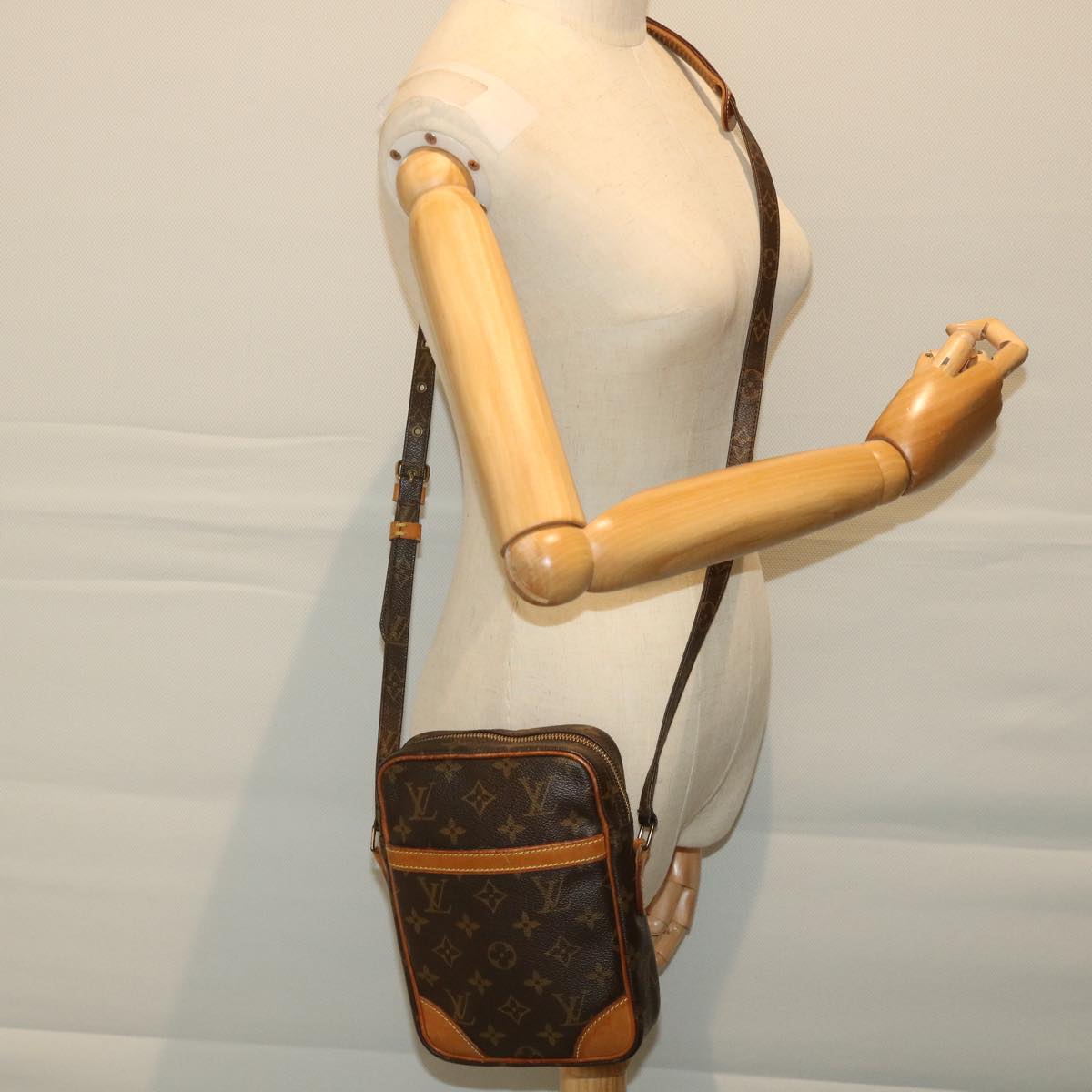 LOUIS VUITTON Monogram Danube Shoulder Bag M45266 LV Auth 56453