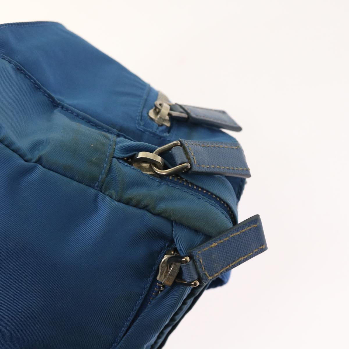 PRADA Waist bag Nylon Light Blue Auth 56455
