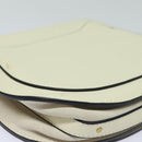 Chloe Nile Small Bracelet Shoulder Bag Leather Suede Cream Auth 56489-16