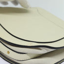 Chloe Nile Small Bracelet Shoulder Bag Leather Suede Cream Auth 56489-9