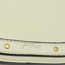 Chloe Nile Small Bracelet Shoulder Bag Leather Suede Cream Auth 56489-10
