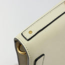Chloe Nile Small Bracelet Shoulder Bag Leather Suede Cream Auth 56489-17