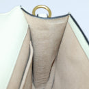 Chloe Nile Small Bracelet Shoulder Bag Leather Suede Cream Auth 56489-20