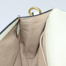 Chloe Nile Small Bracelet Shoulder Bag Leather Suede Cream Auth 56489-21