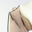 Chloe Nile Small Bracelet Shoulder Bag Leather Suede Cream Auth 56489-22