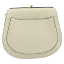 Chloe Nile Small Bracelet Shoulder Bag Leather Suede Cream Auth 56489-2