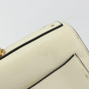 Chloe Nile Small Bracelet Shoulder Bag Leather Suede Cream Auth 56489-3