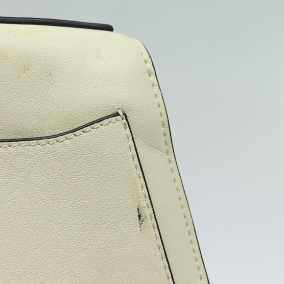 Chloe Nile Small Bracelet Shoulder Bag Leather Suede Cream Auth 56489