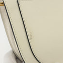 Chloe Nile Small Bracelet Shoulder Bag Leather Suede Cream Auth 56489-6