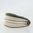 Chloe Nile Small Bracelet Shoulder Bag Leather Suede Cream Auth 56489-7