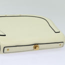 Chloe Nile Small Bracelet Shoulder Bag Leather Suede Cream Auth 56489-8