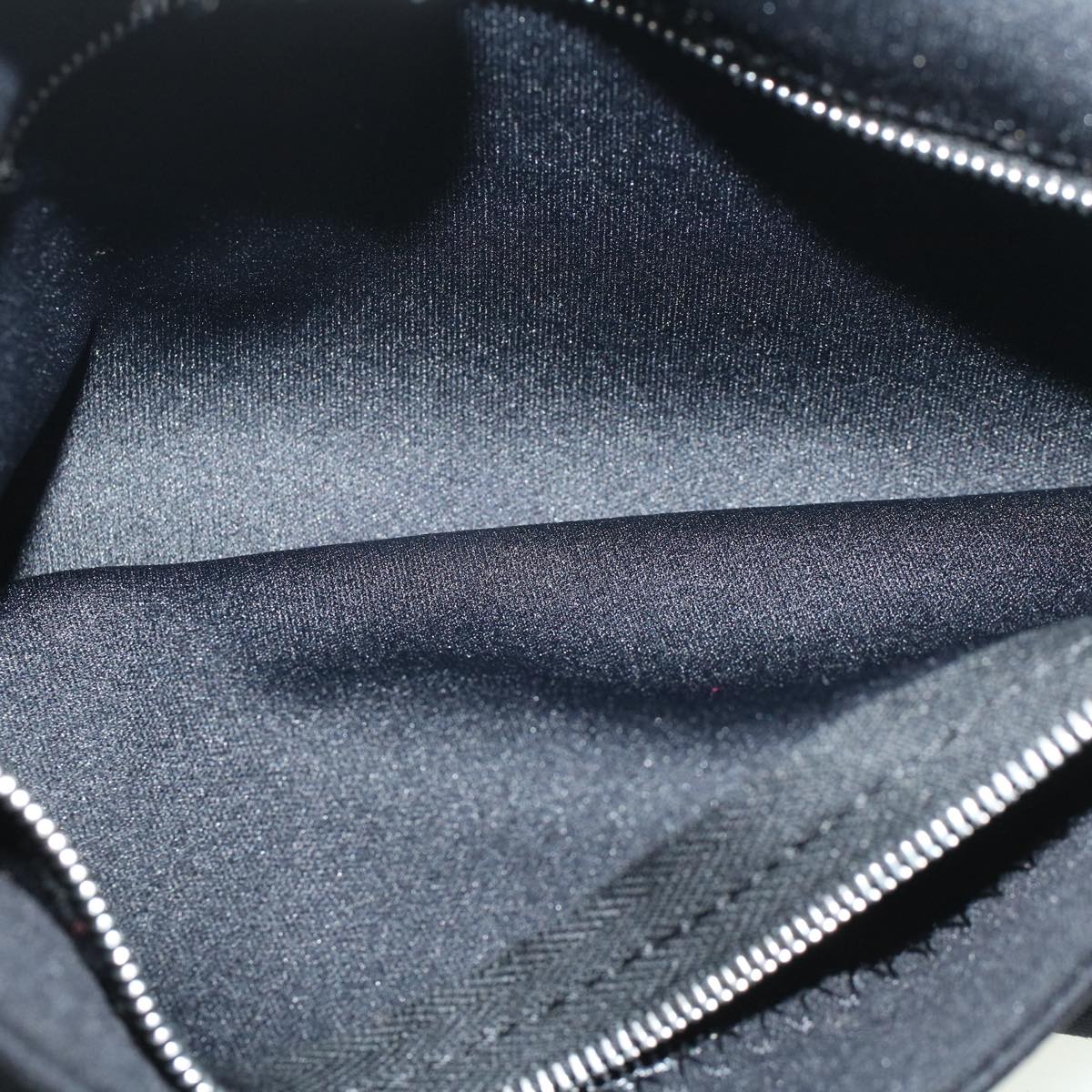 FENDI Shoulder Bag Nylon Black Auth 56493