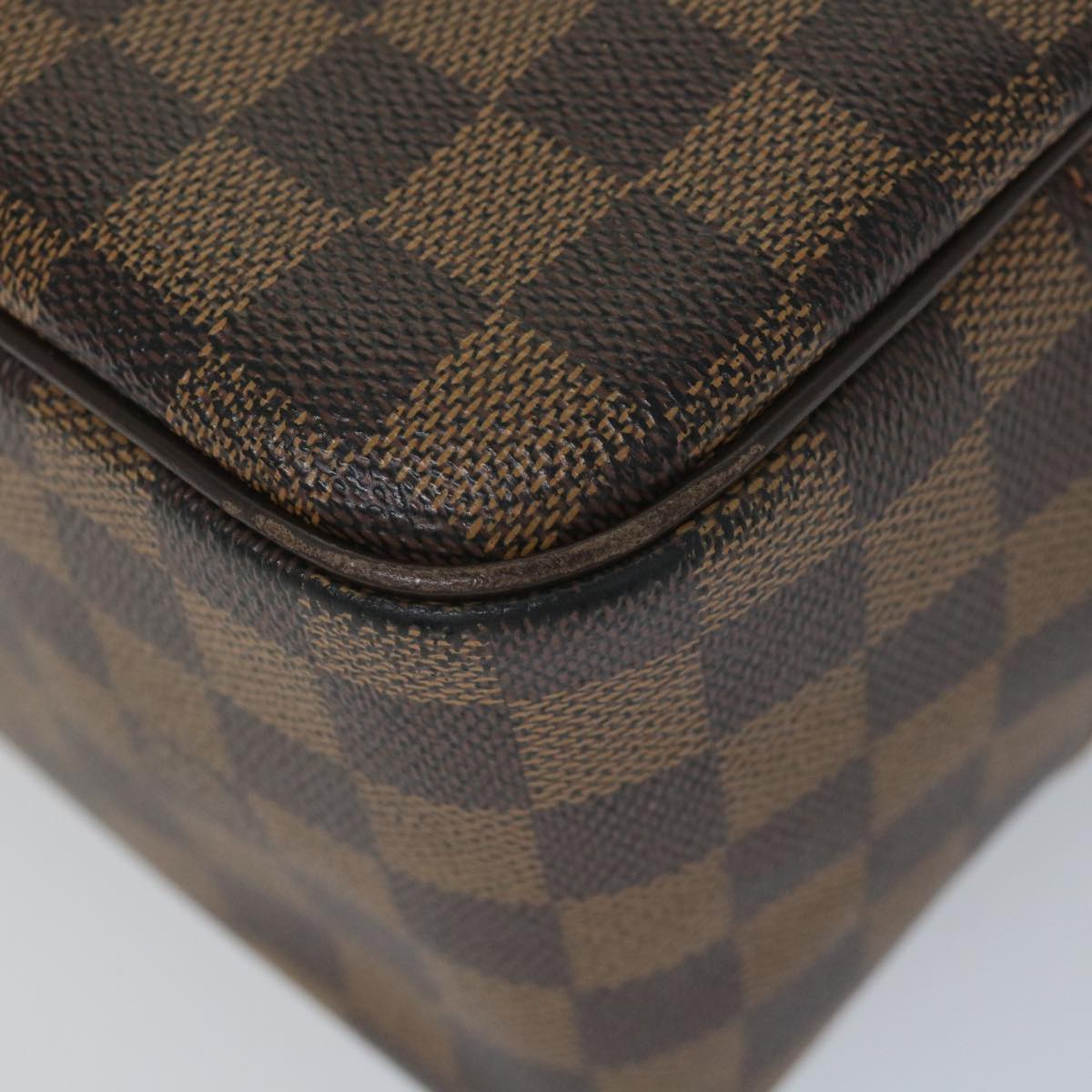 LOUIS VUITTON Damier Ebene Cite MM Hand Bag N48068 LV Auth 56496