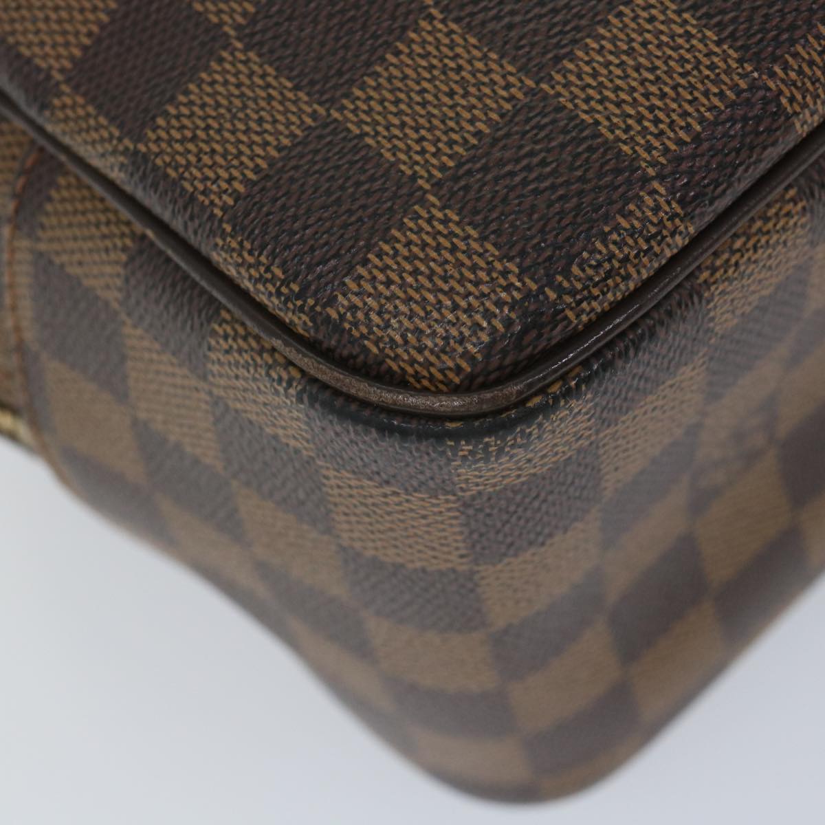 LOUIS VUITTON Damier Ebene Cite MM Hand Bag N48068 LV Auth 56496