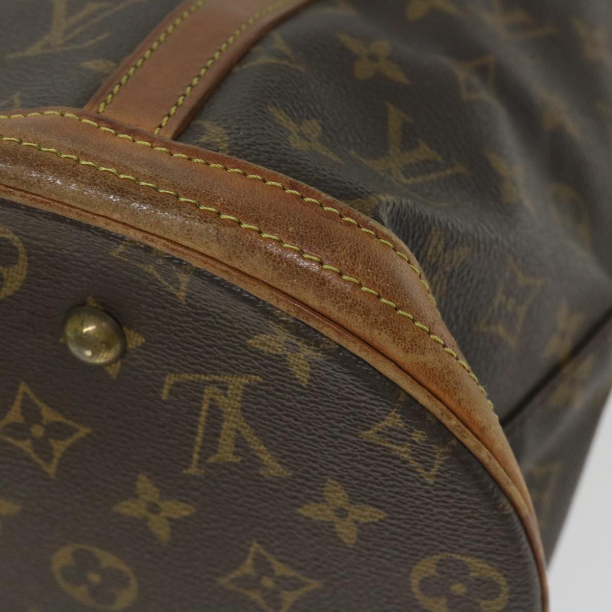 LOUIS VUITTON Monogram Bucket GM Shoulder Bag M42236 LV Auth 56503