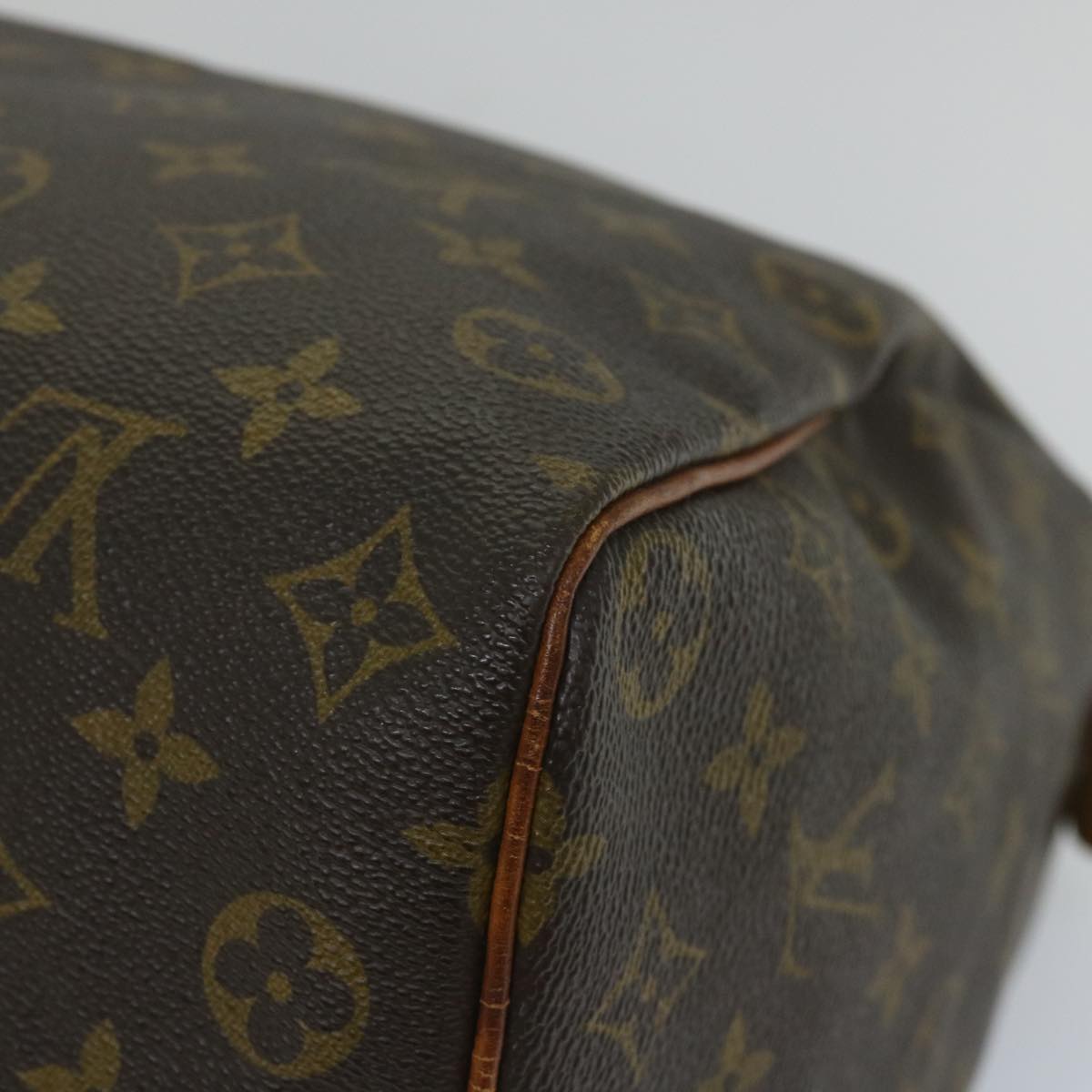 LOUIS VUITTON Monogram Speedy 35 Hand Bag M41524 LV Auth 56509