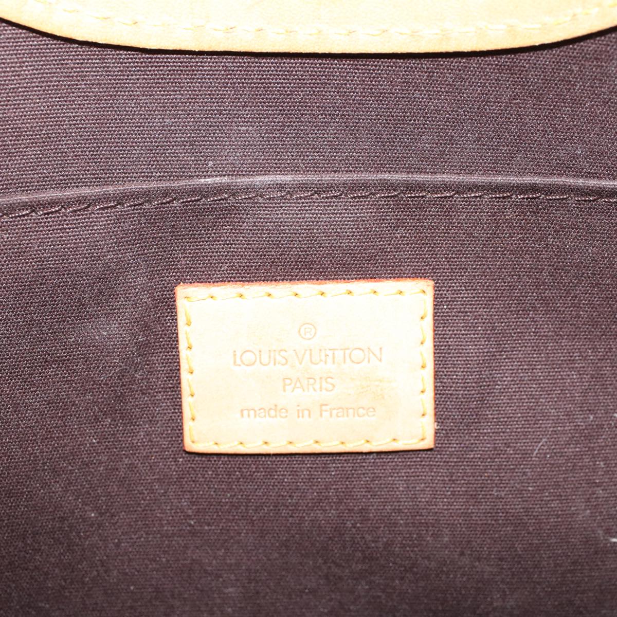 LOUIS VUITTON Monogram Vernis Roxbury Drive Hand Bag Amarante M91995 Auth 56533