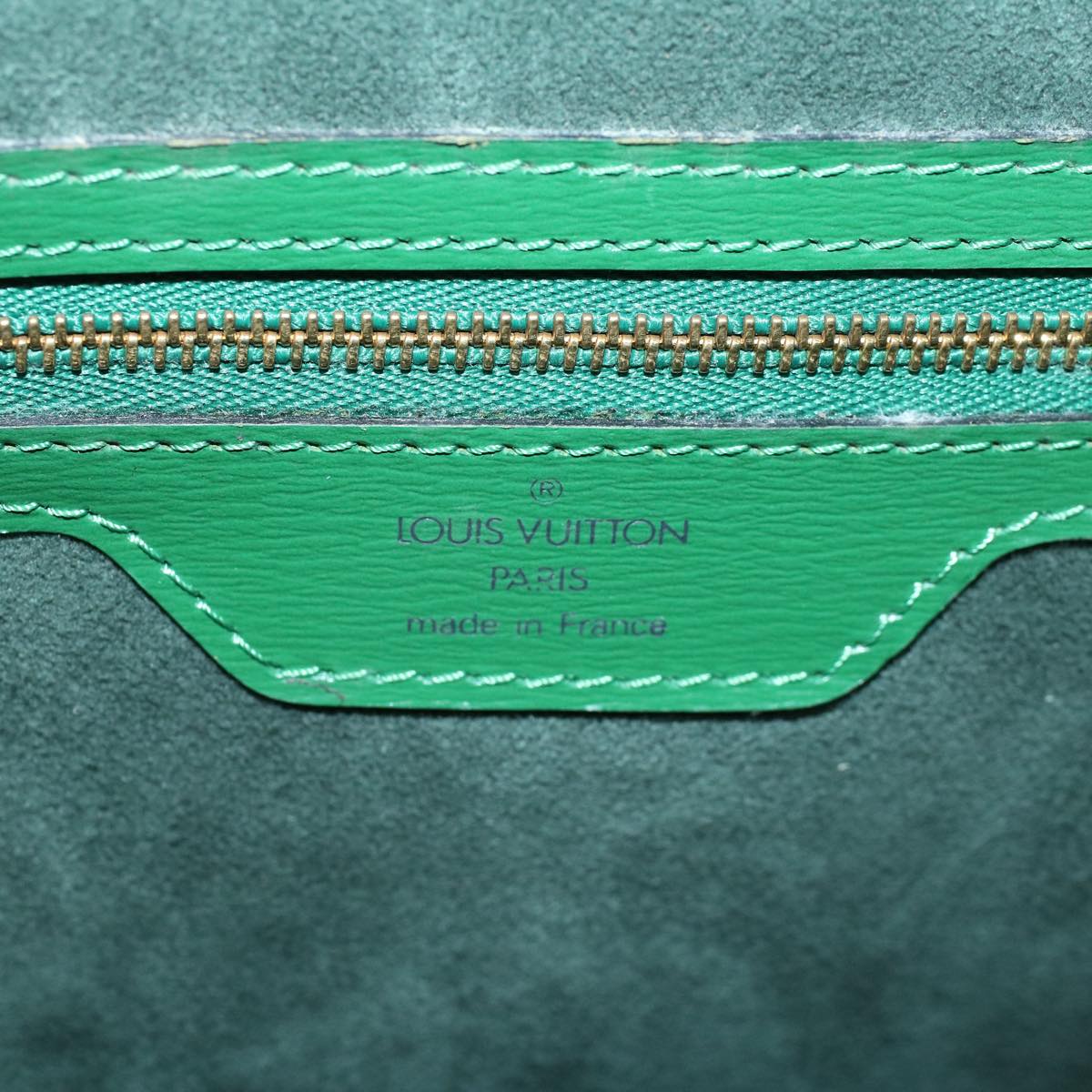 LOUIS VUITTON Epi Saint Jacques Shopping Shoulder Bag Green M52264 LV Auth 56598