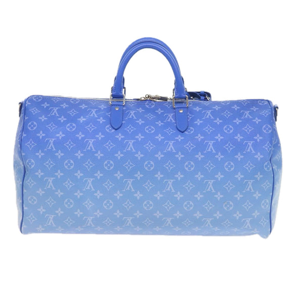 LOUIS VUITTON Monogram Clouds Keepall Bandouliere 50 Tas M45428 LV Auth 56645S