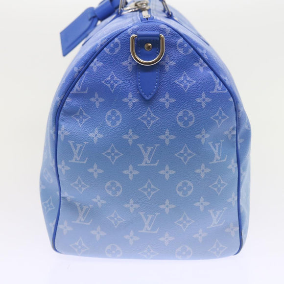 LOUIS VUITTON Monogram Clouds Keepall Bandouliere 50 Tas M45428 LV Auth 56645S