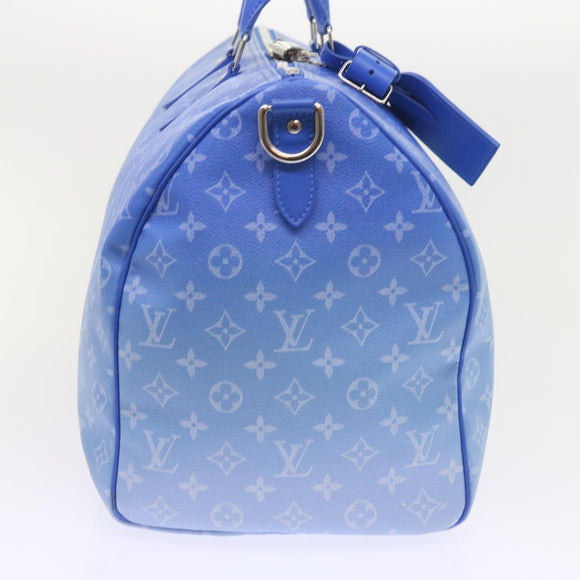 LOUIS VUITTON Monogram Clouds Keepall Bandouliere 50 Tas M45428 LV Auth 56645S