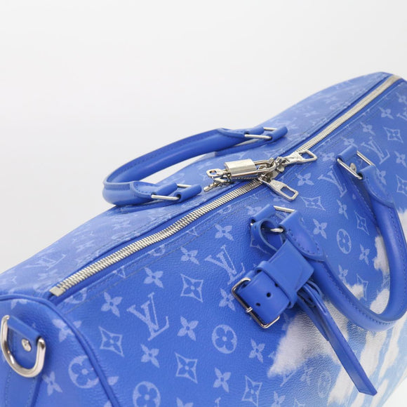 LOUIS VUITTON Monogram Clouds Keepall Bandouliere 50 Bag M45428 LV Auth 56645S
