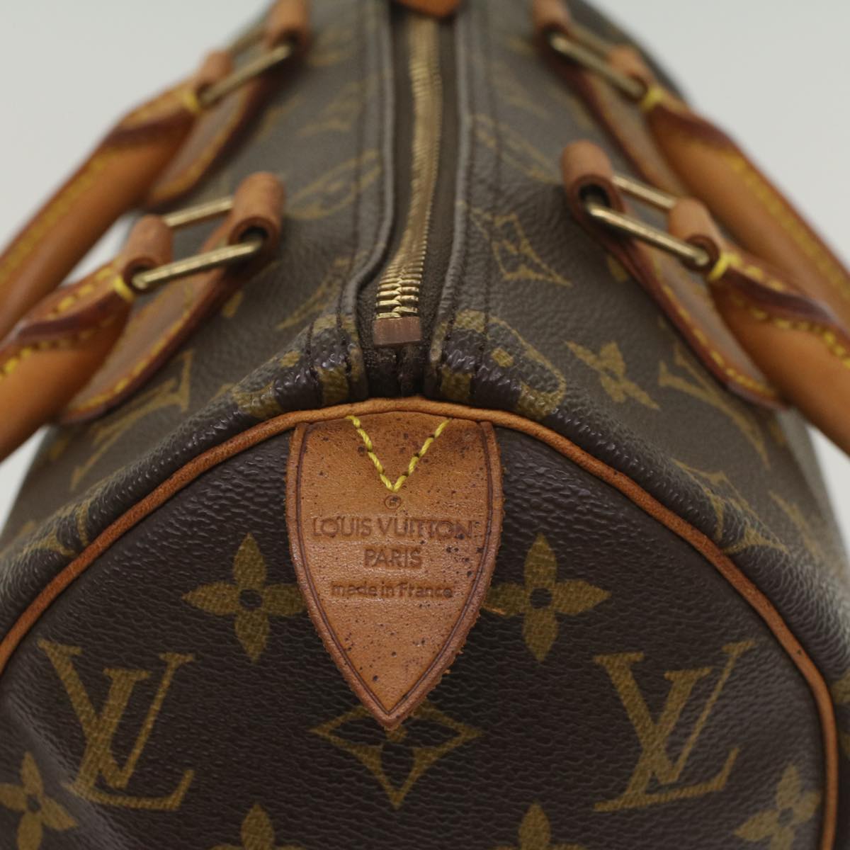 LOUIS VUITTON Monogram Speedy 25 Hand Bag M41528 LV Auth 56651