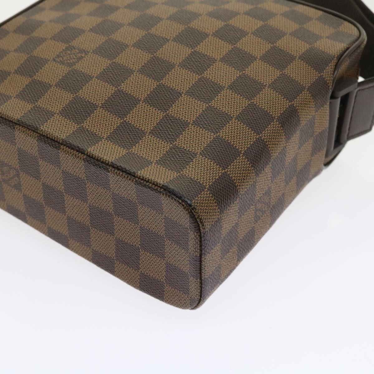 LOUIS VUITTON Damier Ebene Olaf PM Shoulder Bag N41442 LV Auth 56725