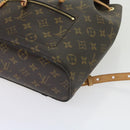 LOUIS VUITTON Monogram Montsouris Backpack M43431 LV Auth 56733A-11