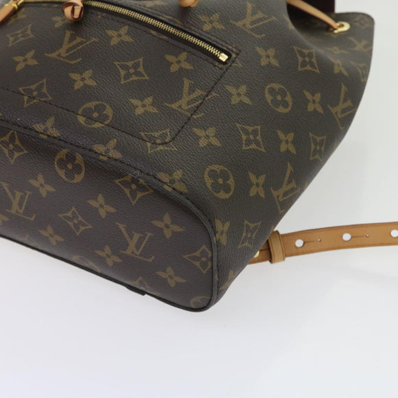 LOUIS VUITTON Monogram Montsouris Backpack M43431 LV Auth 56733A