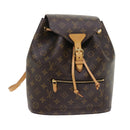 LOUIS VUITTON Monogram Montsouris Backpack M43431 LV Auth 56733SAM-1