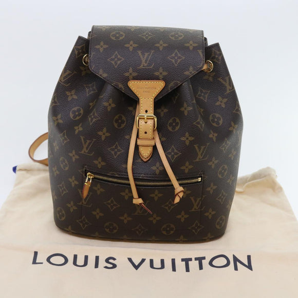 LOUIS VUITTON Monogram Montsouris Backpack M43431 LV Auth 56733SAM