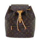 LOUIS VUITTON Monogram Montsouris Backpack M43431 LV Auth 56733SAM-2