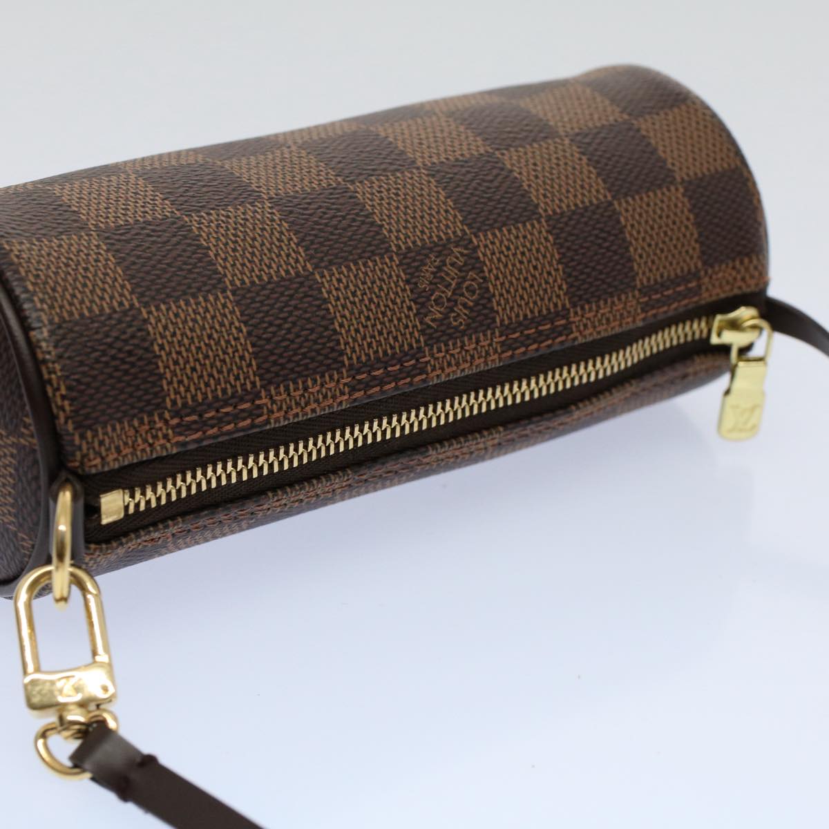 LOUIS VUITTON Damier Ebene Papillon 30 Hand Bag N51303 LV Auth 56747A